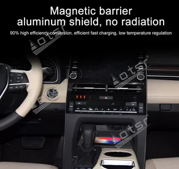 QI Car fast wireless charger For Toyota Avalon 2019 QI Car Fast infrared Wireless Charging Car Phone Holder for iphone / Samsung