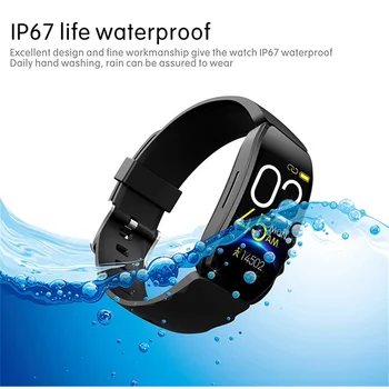 Smart-Bluetooth Sat Touch Music Control Health Tracker Heart-rate Monitor Message Reminder Ručni Sat Za Android i iOS