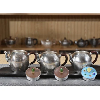 Srebrni lonac 999 srebra ručni rad čaj klasicni Japanski čaj čaj osnovna ceremonija Kung-fu čaj 160 ml