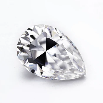 Starszuan 7*5 mm kruške izrezati test je pozitivan sintetički dijamanti муассанит lopta za izradu nakita prsten što je slobodan муассанит kamen