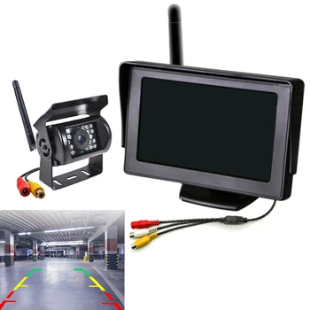 Suprotno Sliku Bežična HD Kamera Stabilna Sigurnost je Svestran Stolni Jednostavnost Korištenja Vodootporna Podesiva Slati Auto Rearview Monitor