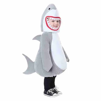 Topla Su životinje Halloween Kostim Stranke Cosplay Odijelo Odjeća Vrhunske Kvalitete Djeca More Životinja na Veliki bijeli Kostim morski pas