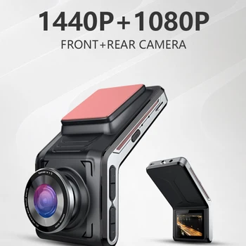 U2000 WIFI dash cam 2k sprijeda i straga 1080p 2 objektiva kamere AUTO dvr smart car dvrs Auto Night Vision 24H Parking Monitor