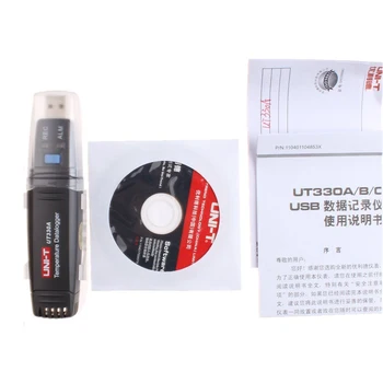UNIT UT330A UT330B UT330C Velikog Kapaciteta Zapisivanja Podataka Temperature i Vlažnosti USB Izvoz Podataka Termometar Vodootporan IP67