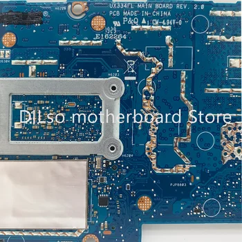 UX334FL matična ploča odgovara za Asus Zenbook UX334FL 13 UX334FL UX334F UX334 UX434FAC izvorna matična ploča I7-8565U 8 GB