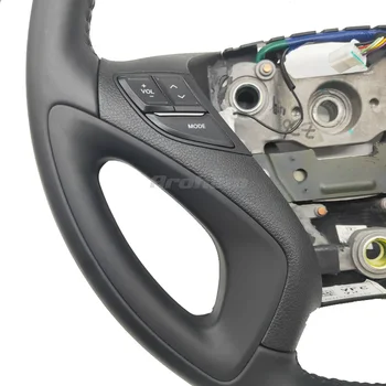 Volan U Prikupljanju tempomat Modifikacija Namjenski Šest Ključeva Crna Koža Za Hyundai Sonata 8 YF 2011 2013