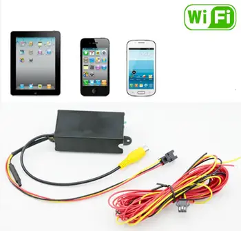 Wifi auto kamera bežična transmitte +okvir registarske pločice Led Sigurnosna kamera Automobil s vodič liniju Android smartphone IPAD