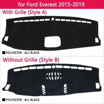 Za Ford Everest 2016 2017 2018 2019 Protuklizni Tepih Ploča Mat sjenilo Dashmat Sigurnosni Tepih Anti-UV Pribor za Ploče