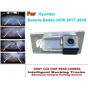 Za Hyundai Solaris Sedan HCR 2017-2020 Car Intelligent Parking Tracks Camera HD Back up Reverse Camera / stražnja Kamera