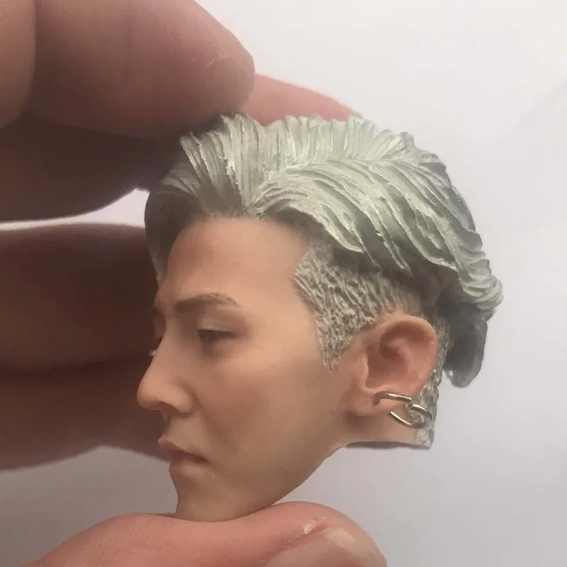 Kupiti Bigang 1/6 G-dragon Head Sculpt White Hair Version Korean Male  Soldier Head Carving With Earing For 12in Action Figure Phicen ~ Figurice I  Igračke 